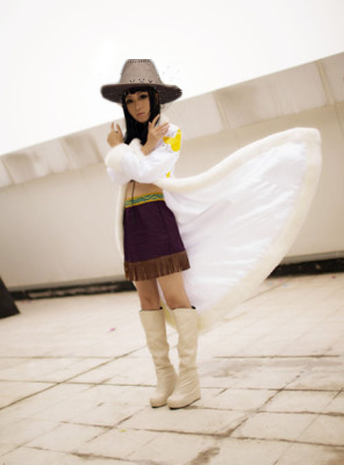 Anime Cosplay Nico Robin - 모자와 니코 로빈 코스프레 의상 모든