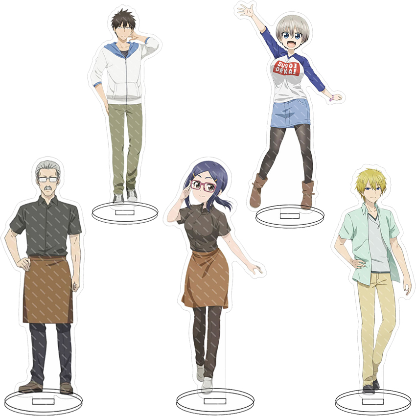 Anime Cosplay Rental - 16CM 애니메이션 아크릴 스탠드 우자키짱은 놀고