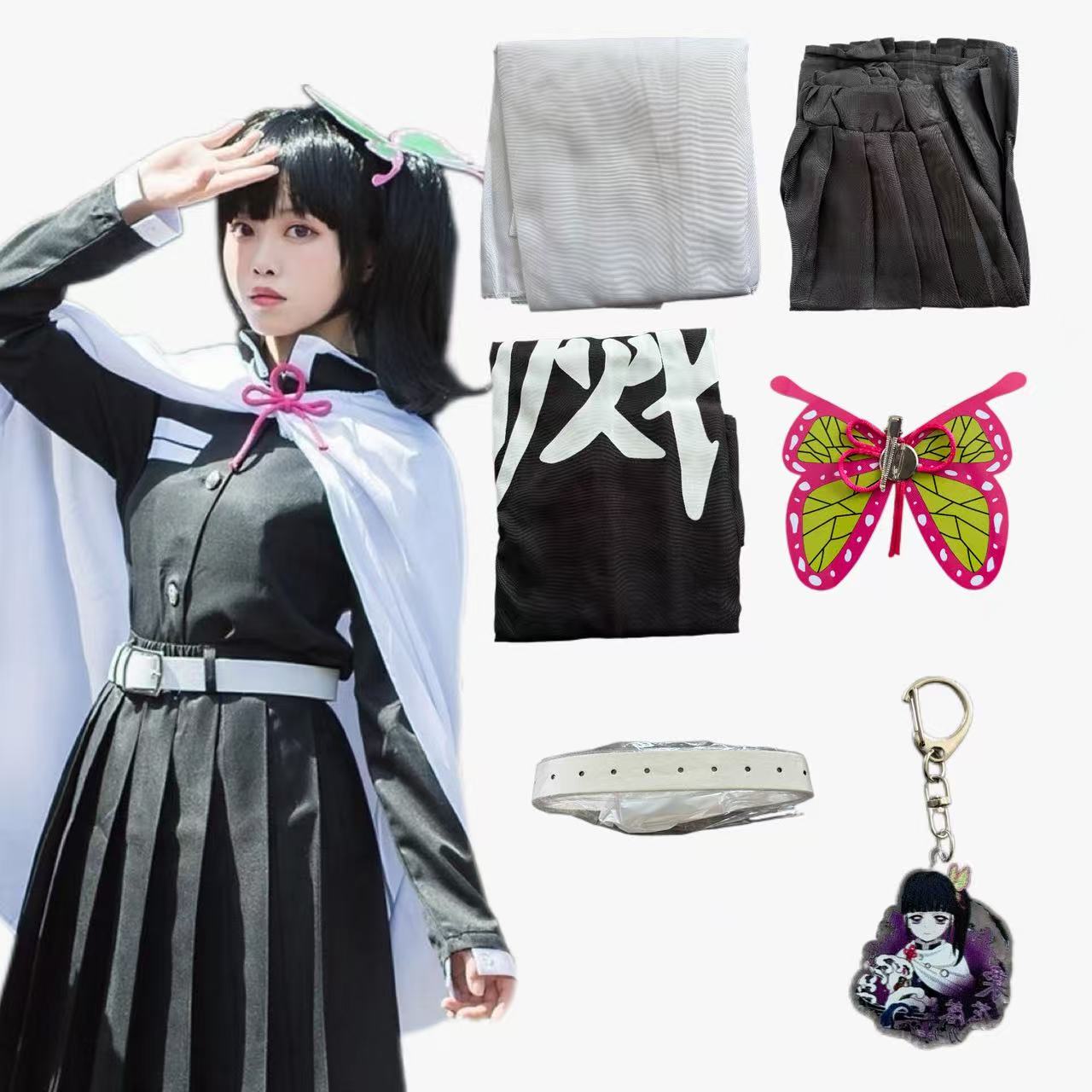 Anime Cosplay Nezuko - 할로윈 코스프레 탄지로 네즈코 코스프레 어린이
