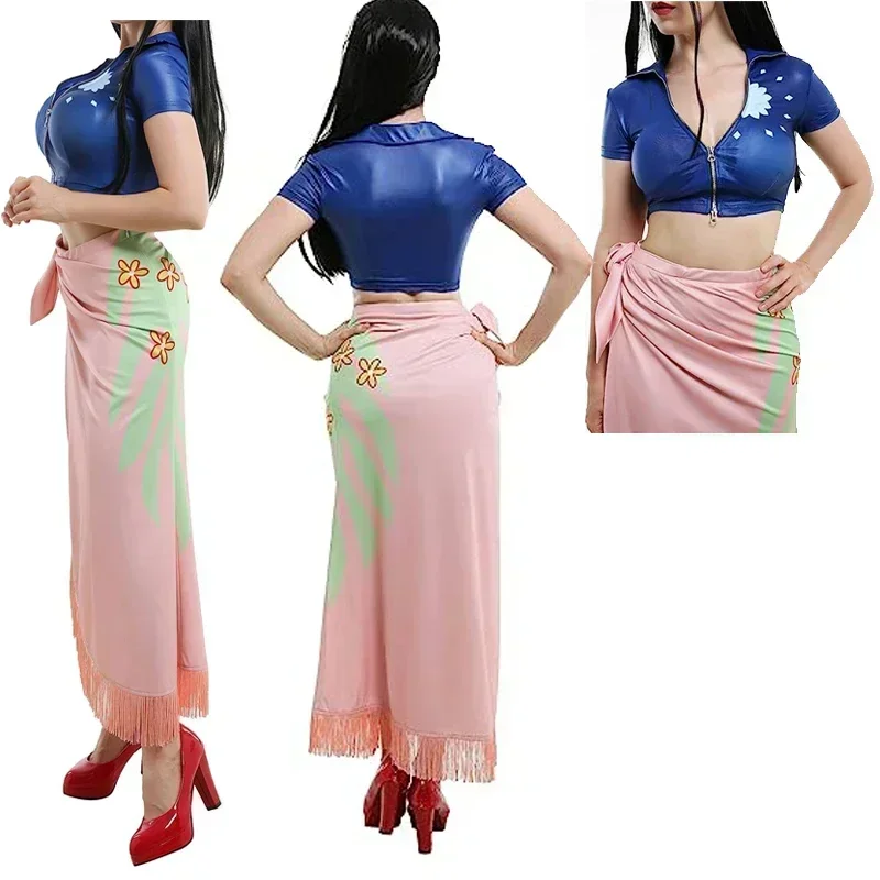 Anime Cosplay Nico Robin - 니코 로빈 코스프레 의상 드레스 의상