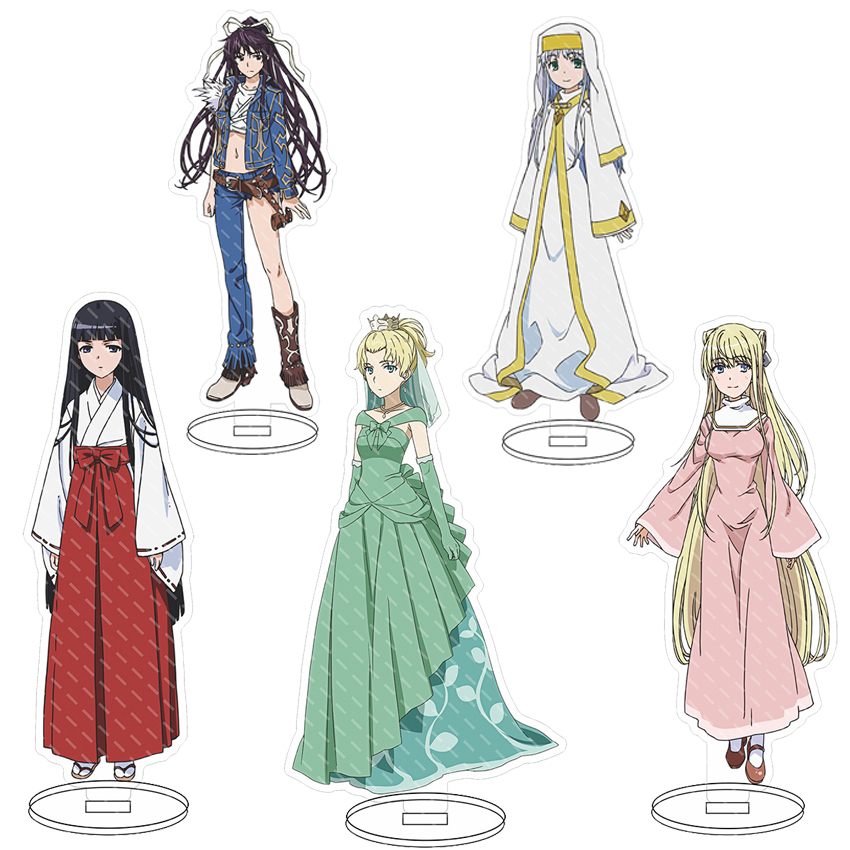 Anime Cosplay Rental - 16CM 애니메이션 아크릴 스탠드 A Certain