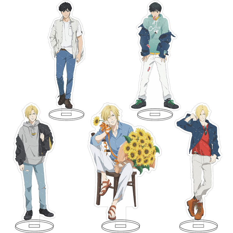 Anime Cosplay Rental - 16CM 애니메이션 아크릴 피규어 바나나피쉬 애쉬