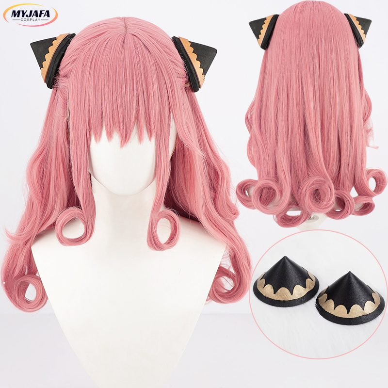 Anime Cosplay Anya - 성인 Anya Forger 코스프레 가발 고품질