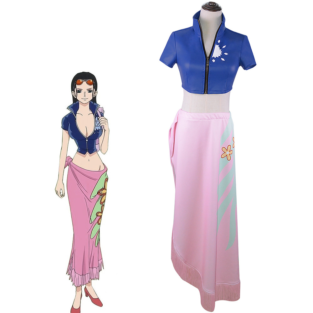 Anime Cosplay Nico Robin - 애니메이션 원피스 니코 로빈 코스프레 의상