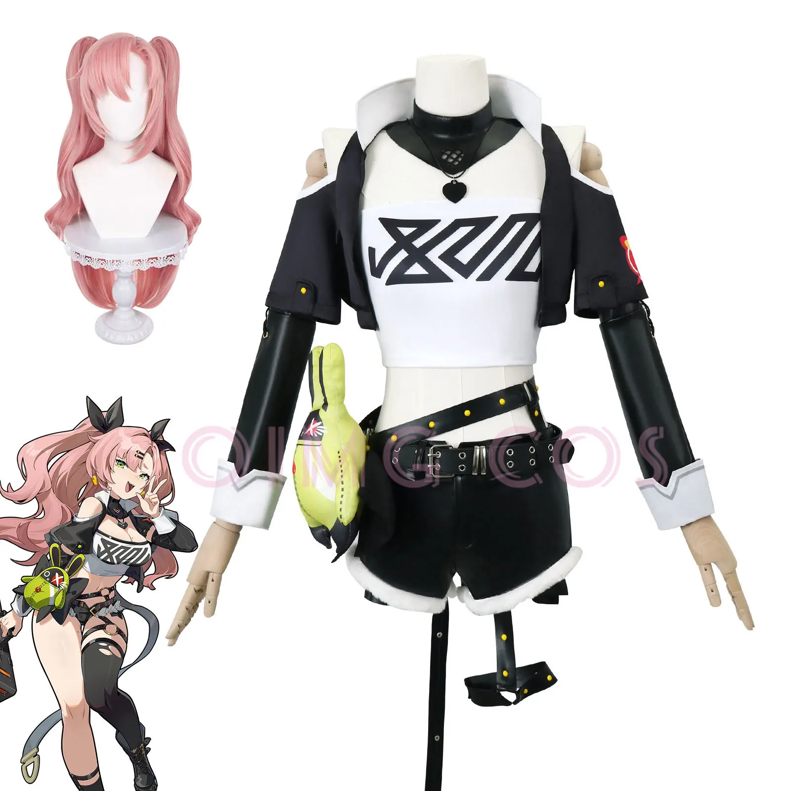 Anime Cosplay Wig - 니콜 데마라 젠레스 존 제로 코스프레