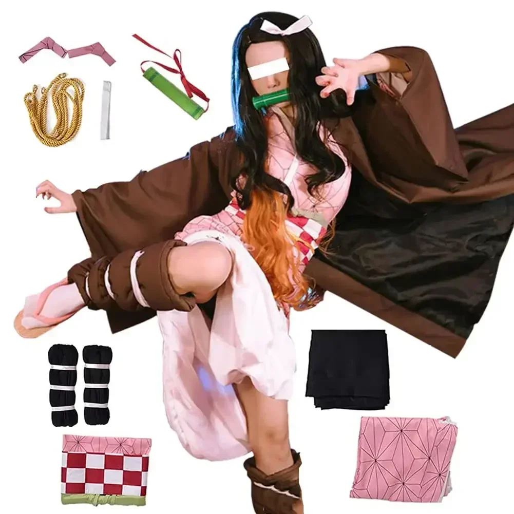 Anime Cosplay Nezuko - 2026 신작 애니메이션 코스프레 카마도 네즈코