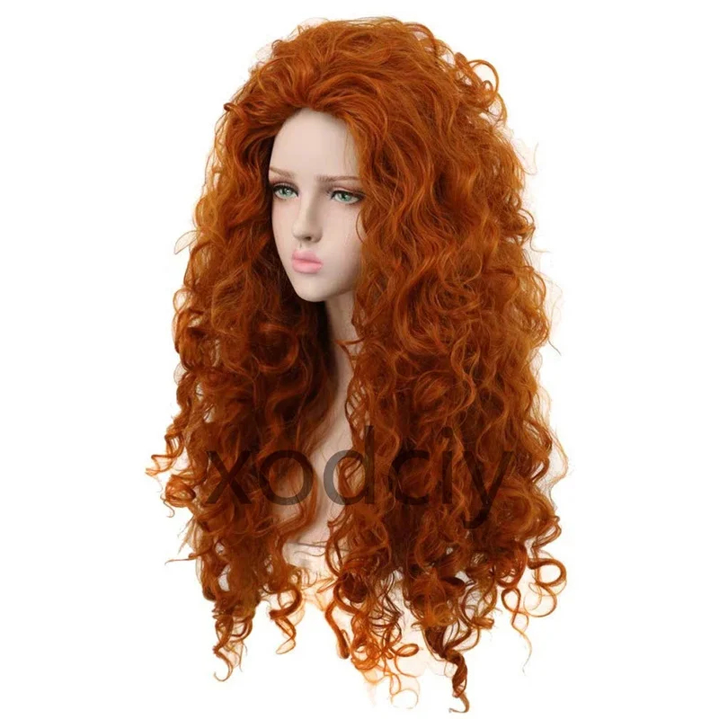 Anime Cosplay Orange Hair - EW5DY20Movie 용감한 공주 메리다 코스프레 메이