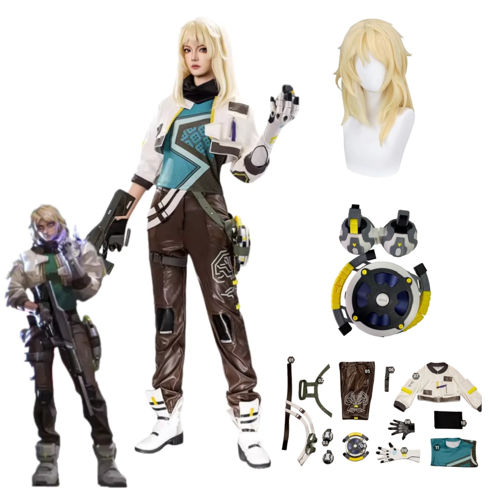 Anime Cosplay Clothes - 데드락 코스프레 의상 소품 발로란트 데드락