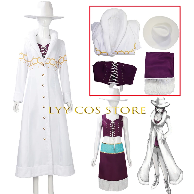 Anime Cosplay Nico Robin - 니코·로빈 코스프레 애니메이션 Miss·Allsunday 의상 섹시한