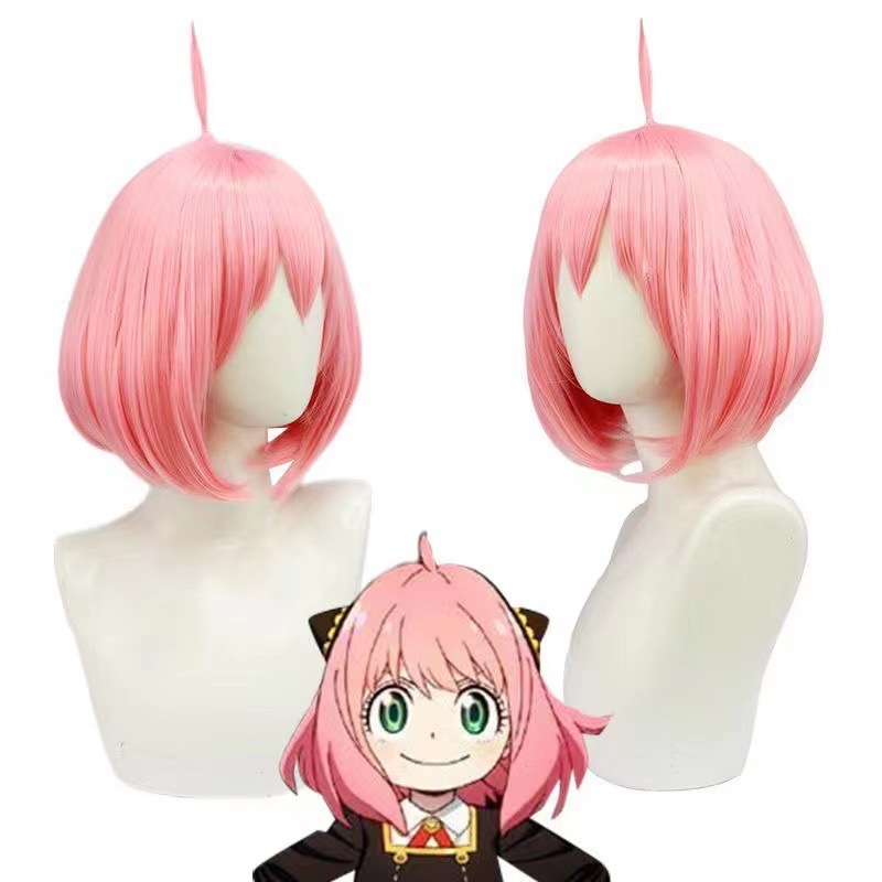 코스프레 애니메이션 스파이 x 패밀리 애냐 포저 핑크색 - Anime Cosplay Anya 리뷰 및 가격