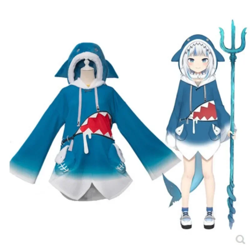 Hololive Gawr Gura 코스프레 의상 ENG - Anime Cosplay Youtuber 리뷰 및 가격