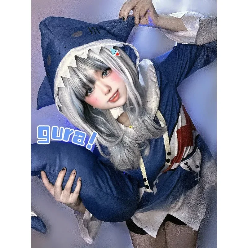 Hololive Gawr Gura 코스프레 의상 ENG - Anime Cosplay Youtuber 리뷰 및 가격
