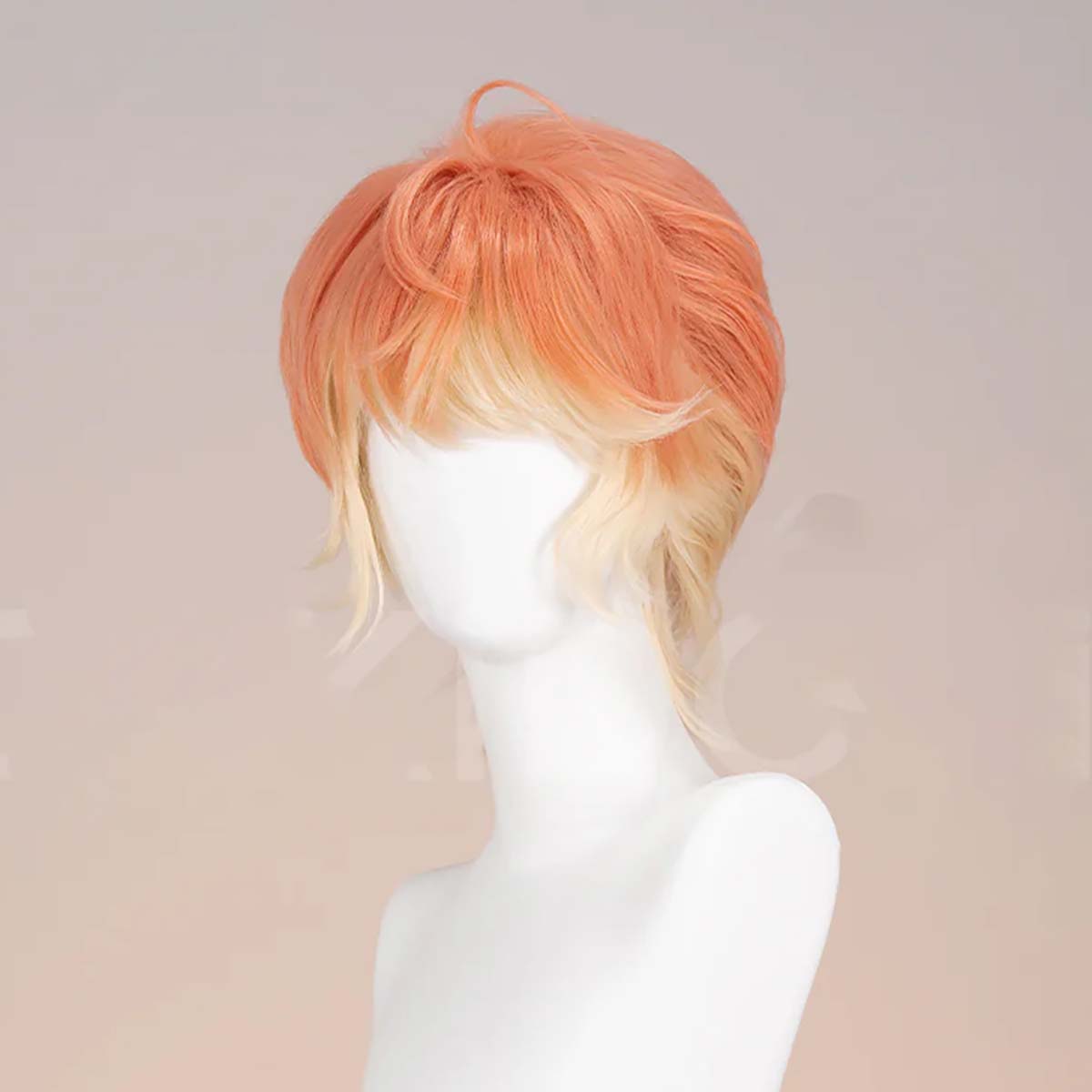 여성 DOKIDOKI 악마 연인 코스프레 사카마키 슈  - Anime Cosplay Orange Hair 리뷰 및 가격