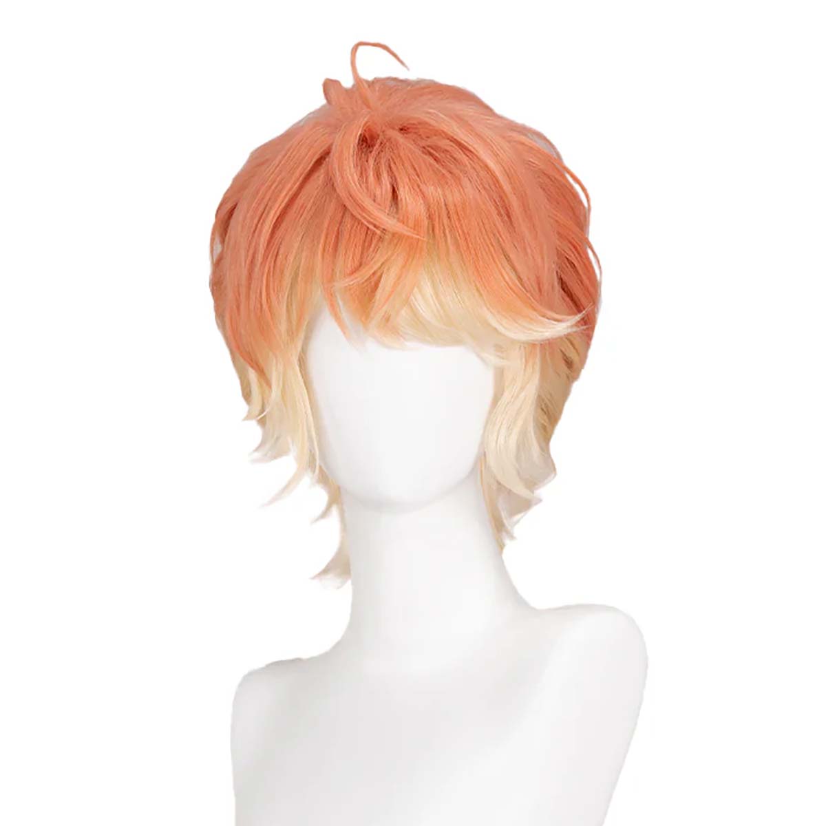 여성 DOKIDOKI 악마 연인 코스프레 사카마키 슈  - Anime Cosplay Orange Hair 리뷰 및 가격