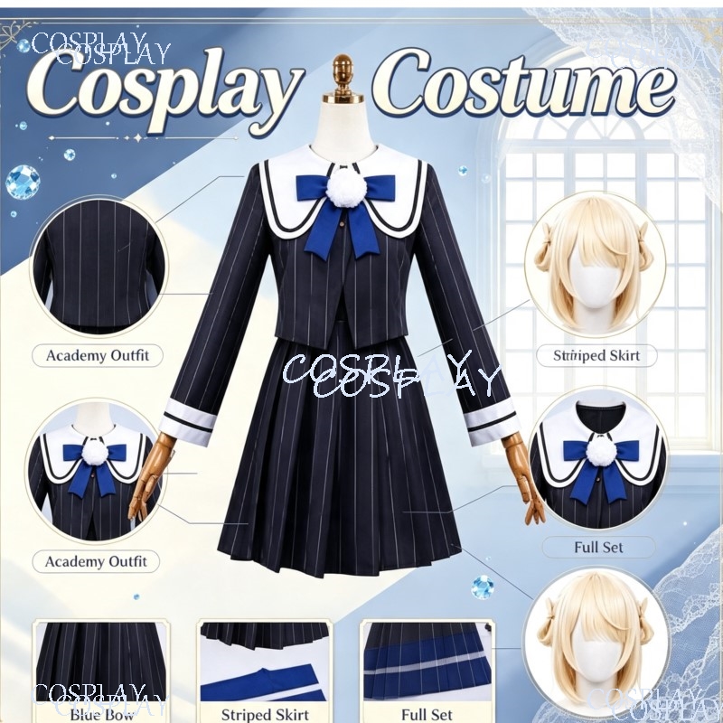 JK 교복 드레스 귀여운 모자 가발 할로윈 크리스마스  - Anime Cosplay Youtuber 리뷰 및 가격