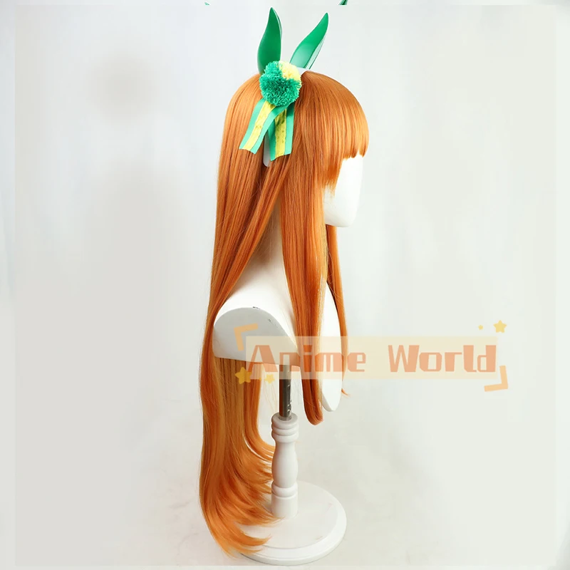 애니메이션 우마 무스메 프리티 더비 사일런스 스즈카 코 - Anime Cosplay Orange Hair 리뷰 및 가격