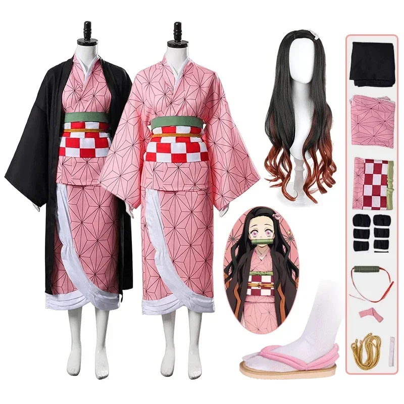 ❤️ ❤️ ❤️ 애니메이션 네즈코 코스프레 의상 킬러  - Anime Cosplay Nezuko 리뷰 및 가격