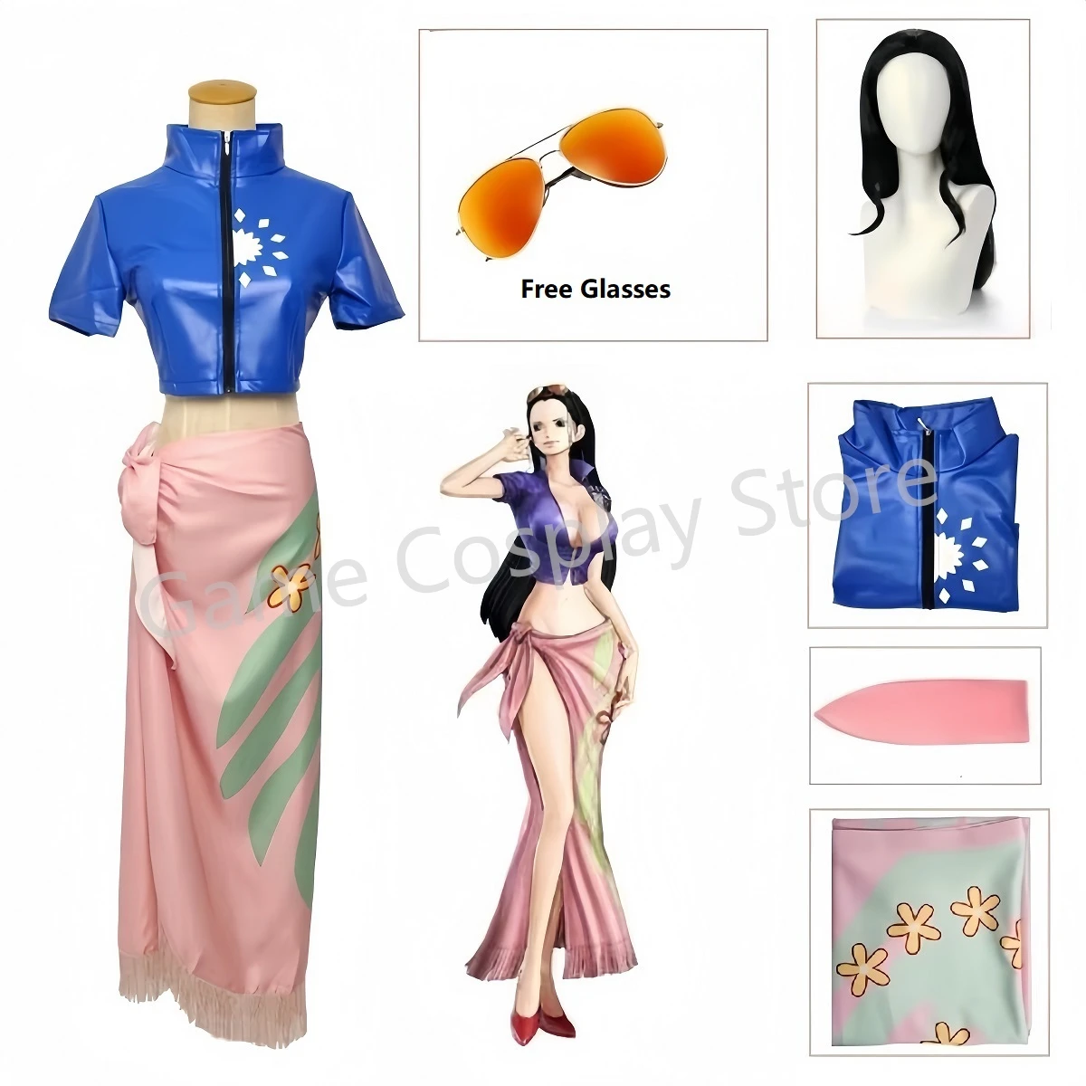 니코 로빈 코스프레 의상 드레스 복장 애니메이션 의상  - Anime Cosplay Nico Robin 리뷰 및 가격