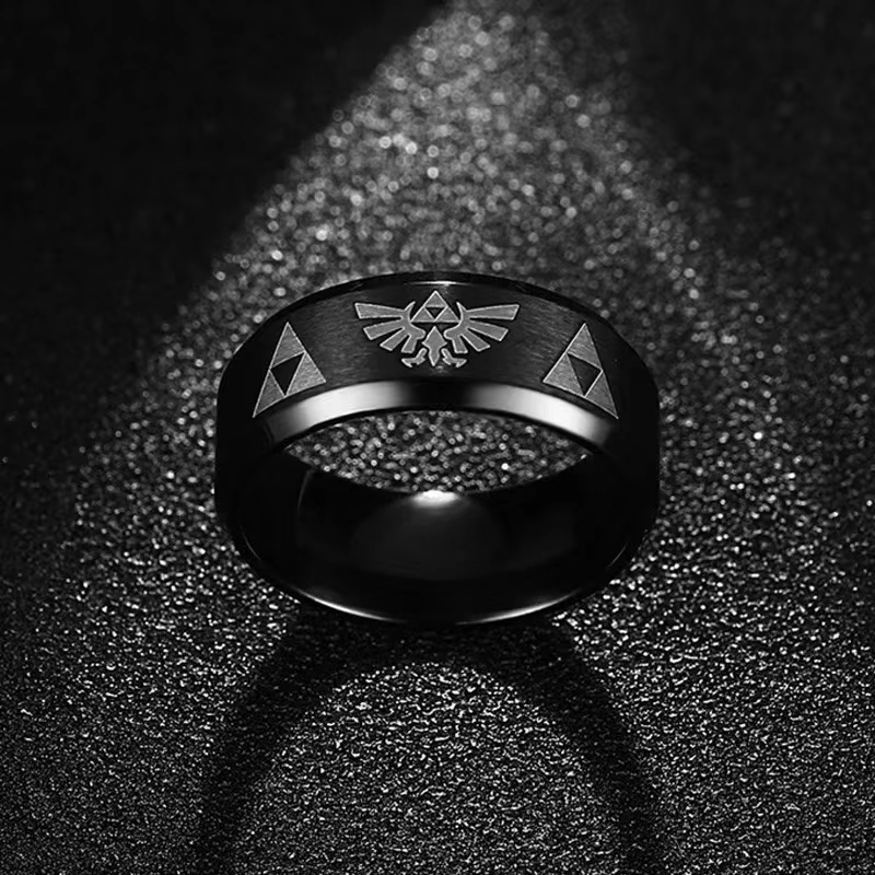 패션 애니메이션 Triforce 삼각형 밴드 반지 31 - Anime Cosplay Name 리뷰 및 가격