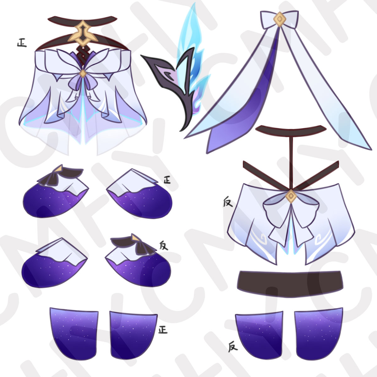 게임 원신 임팩트 스키르크 고양이 할로윈 봉제 인형 일 - Anime Cosplay Clothes 리뷰 및 가격