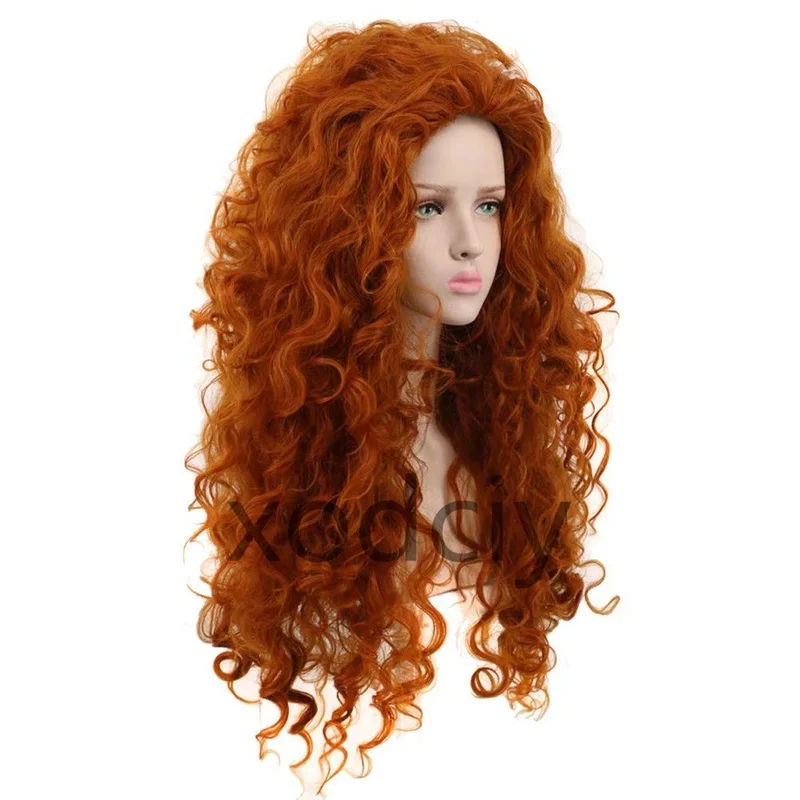 EW5DY20Movie 용감한 공주 메리다 코스프레 메 - Anime Cosplay Orange Hair 리뷰 및 가격