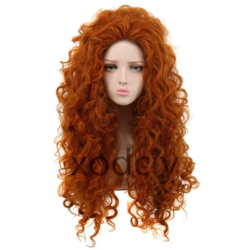 EW5DY20Movie 용감한 공주 메리다 코스프레 메 - Anime Cosplay Orange Hair 리뷰 및 가격