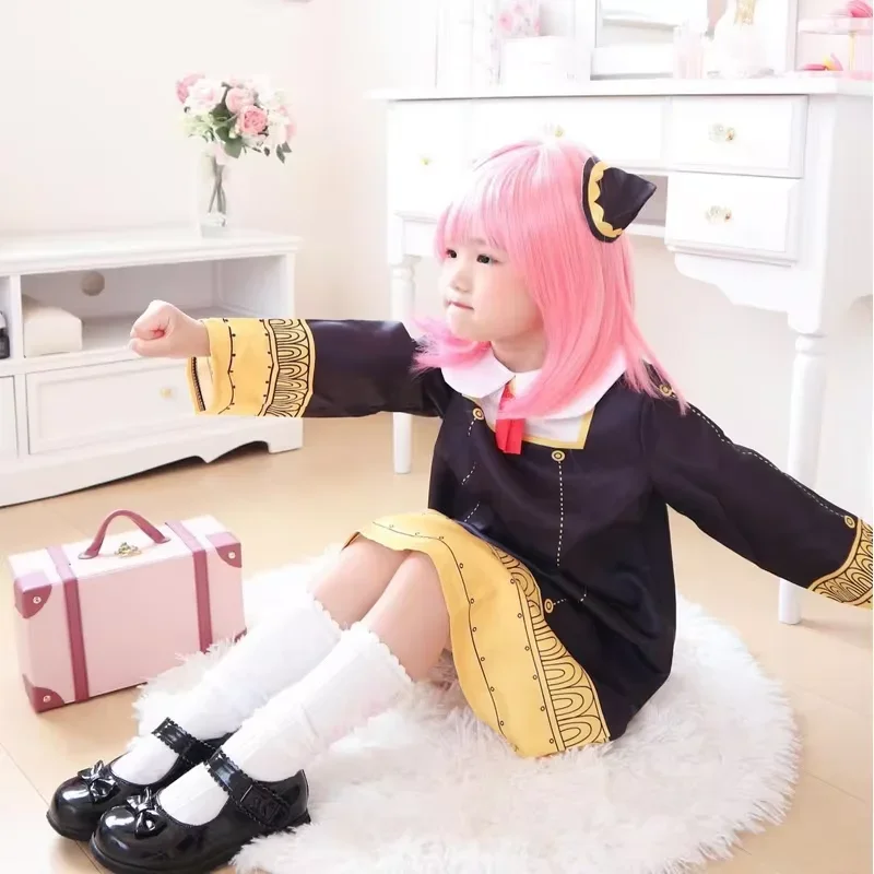 애니메이션 애니아 포저 코스프레 의상 검은 드레스 유니 - Anime Cosplay Anya 리뷰 및 가격