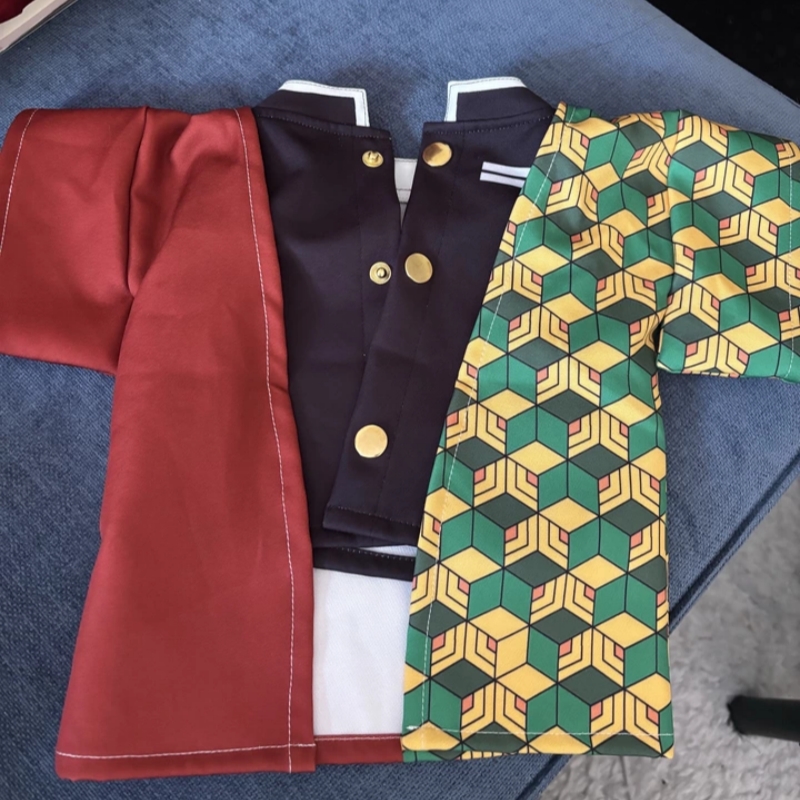 악마 슬레이어 젠이츠 애완 동물 의류 애니메이션 주변기 - Cosplay Anime Zenitsu 리뷰 및 가격