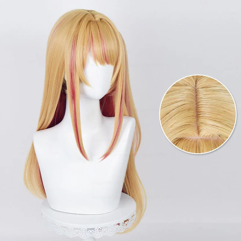 애니메이션 오시 노 코 호시노 루비 코스프레 가발, 스 - Anime Cosplay Orange Hair 리뷰 및 가격