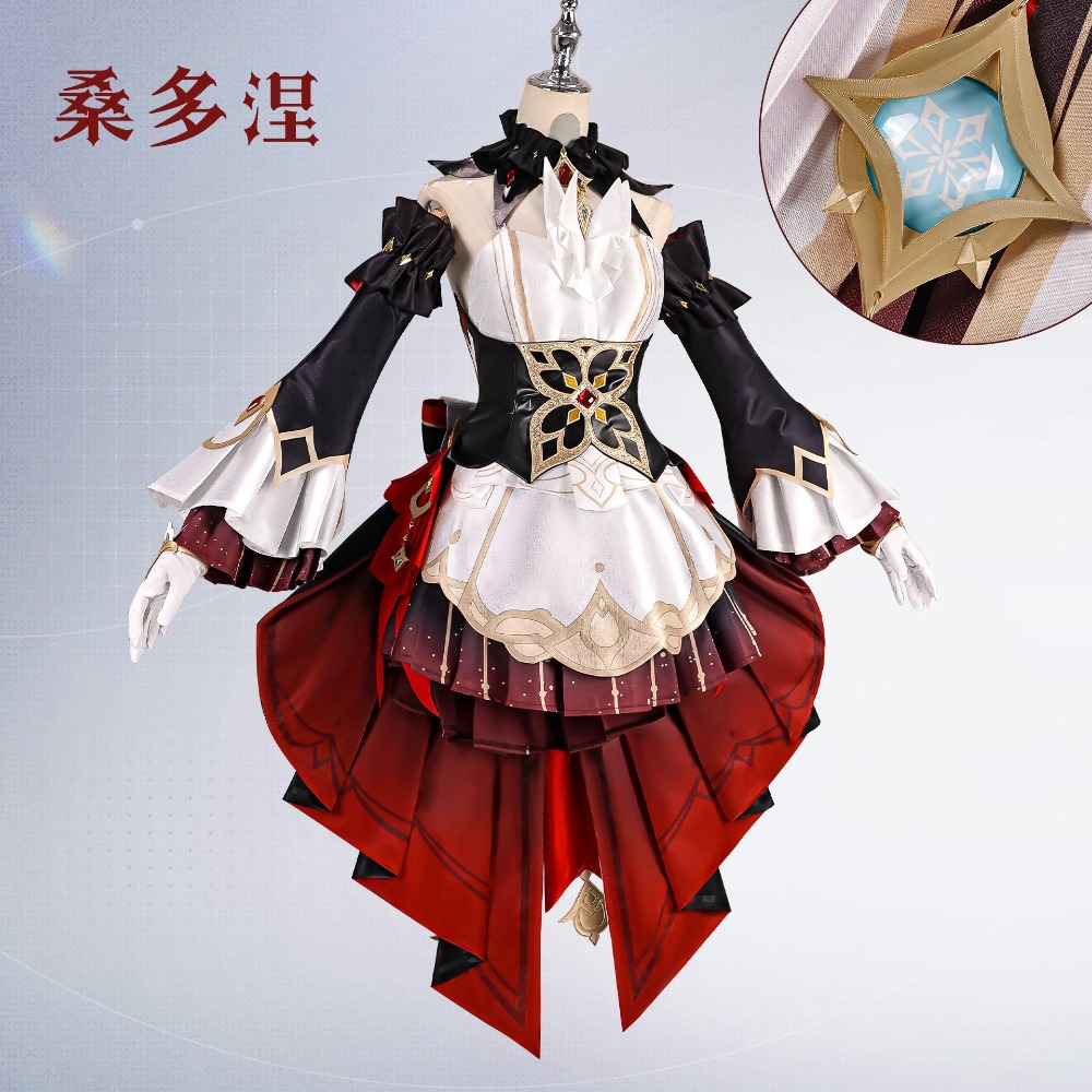 Genshin Impact Sandrone 마리오네트  - Anime Cosplay Clothes 리뷰 및 가격