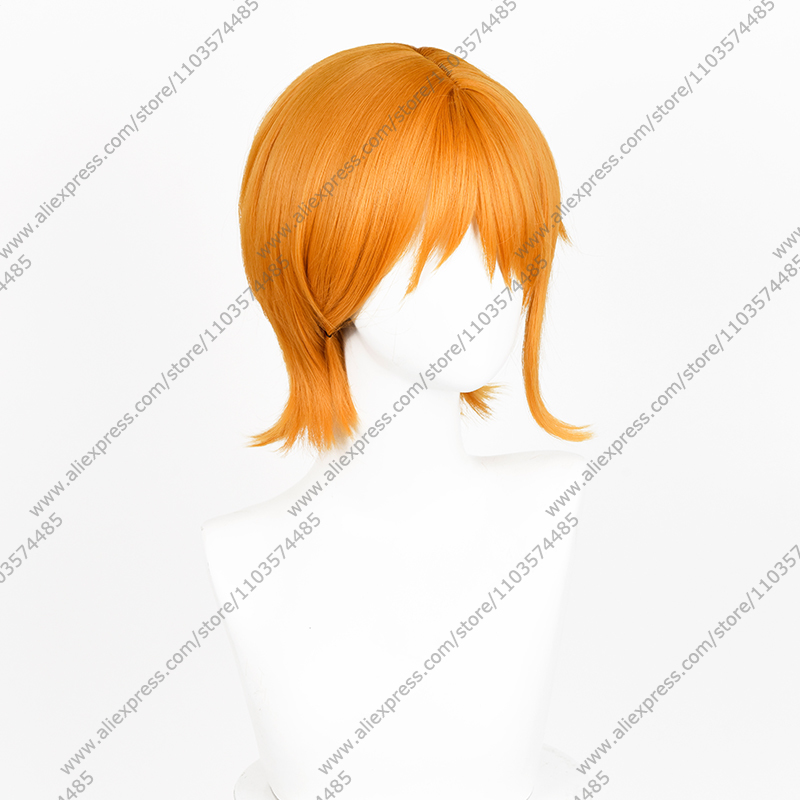 애니메이션 나미 코스프레 가발 30cm 오렌지 짧은 머 - Anime Cosplay Orange Hair 리뷰 및 가격