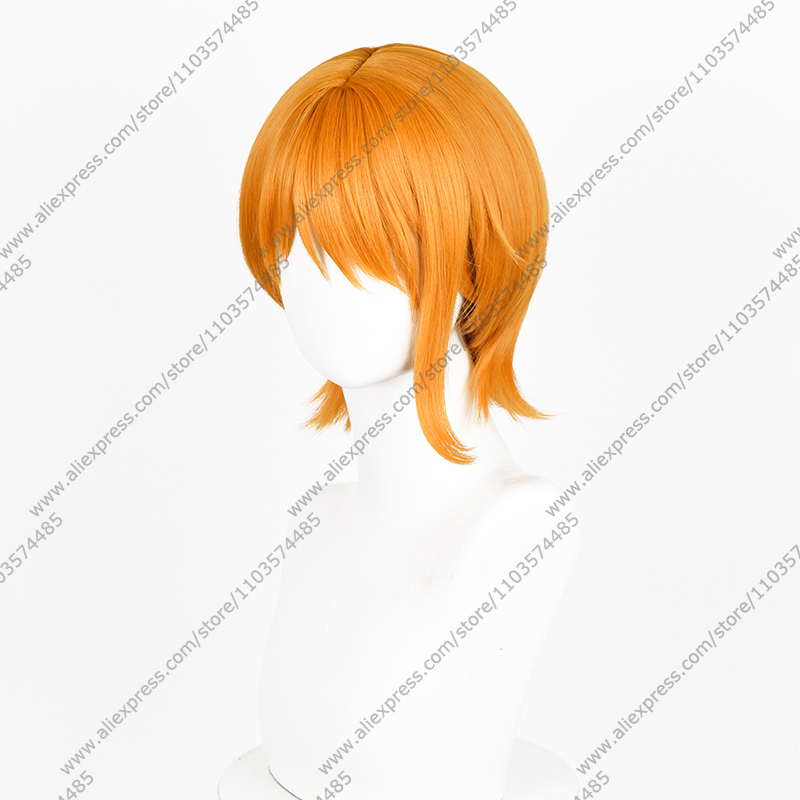 애니메이션 나미 코스프레 가발 30cm 오렌지 짧은 머 - Anime Cosplay Orange Hair 리뷰 및 가격