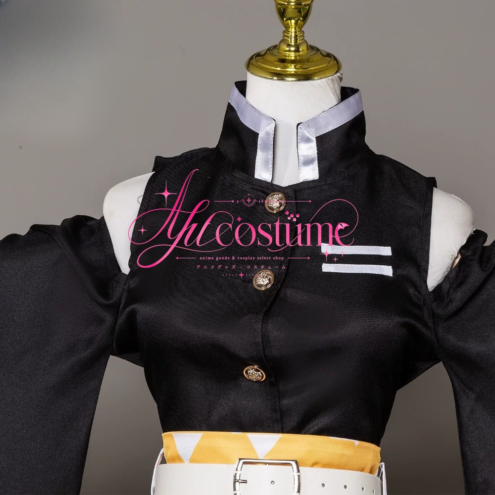 카마도 탄지로 아가츠마 젠이츠 코스프레 의상 오프숄더  - Cosplay Anime Zenitsu 리뷰 및 가격