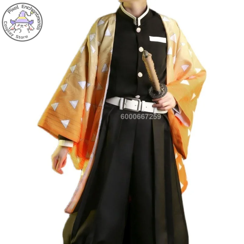 악마 슬레이어 애니메이션 Kimetsu No Yaiba - Cosplay Anime Zenitsu 리뷰 및 가격